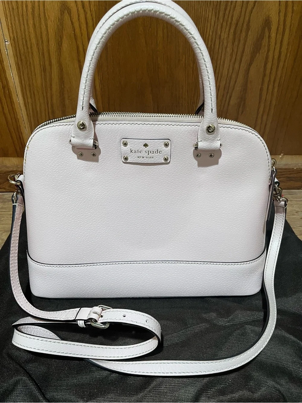 Like new- Kate Spade Rachelle Wellesley crossbody satchel in ballet pink